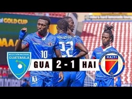 iciHaiti - Friendly football : Haiti loses 2-1 against Guatemala (Video)