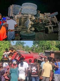 Haiti - FLASH : Terrible accident in Meyer 6 dead and 72 injured