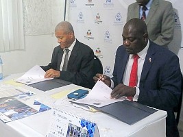 Haiti - Politic : Agreement of 30 million Gourdes between the National Education Fund and the UEH
