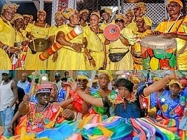 iciHaiti - Music : Meeting between Rara and Dominican Gagá