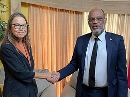 Haïti - Politique : La nouvelle Représentante spéciale adjointe de l’ONU en Haïti a rencontré le P.M. Henry