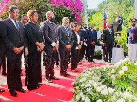 Haïti - Politique : Cérémonie d'hommage en mémoire du défunt Président Jovenel Moïse (Vidéo)