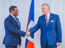 iciHaiti - Politic : Meeting between the Minister of the Interior and the Deputy Head of Mission of the American Embassy