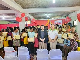iciHaiti - Taiwan : Economic recovery project, 40 women successfully trained