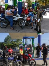 iciHaiti - Fuel Crisis : Dominican soldiers prevent motorcycles from Haiti from entering