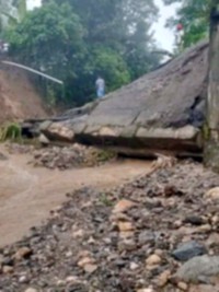 iciHaïti - Plaisance : Effondrement du pont «Bwadòm», la RN#1 coupée en deux