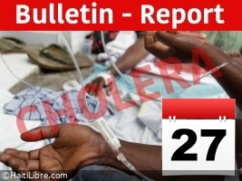 Haiti - Cholera : 1,529 people hospitalized, 44 institutional deaths