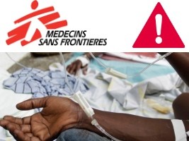 iciHaiti - Cholera : Médecins Sans Frontières close to saturation, treats 270 patients a day