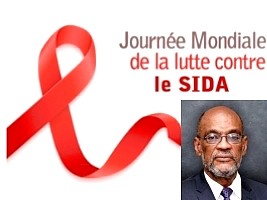 iciHaiti - AIDS : Intervention of Prime Minister a.i. Henry (VIDEO)