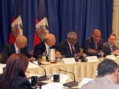 Haiti - Politic : Miguel Insulza underlines the importance of agenda of President Martelly