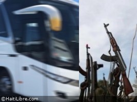 Haïti - FLASH : Un bus de Capital Coach Line détourné, 28 passagers pris en otage