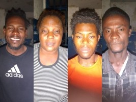 iciHaiti - Gonaïves : 4 members of the Canaan gang arrested