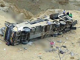 iciHaiti - Peru : A bus falls into a ravine, 8 Haitians killed