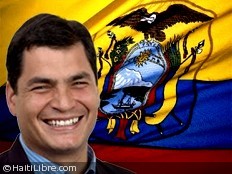 Haiti - Reconstruction : Official visit of the President of Ecuador, Rafael Correa
