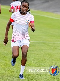 iciHaiti - Foot : News from Sherly Jeudy, injured during the match against Chile