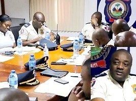 iciHaïti - PNH : Réunion de commandement avec les Directeurs Départementaux