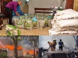 iciHaïti - Incendie : Le Consulat de Santiago au secours d’une cinquantaine de familles haïtiennes sinistrées