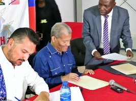 Haiti - Mexico : Signing of a cooperation agreement in scientific and technical training activities