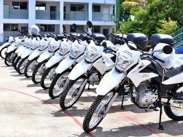 iciHaiti - Education : Donation of 150 motorcycles and 4 vehicles from UNICEF