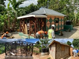 Haïti - Chantiers-écoles : 254 familles dans le Sud vont bénéficier de nouvelles maisons