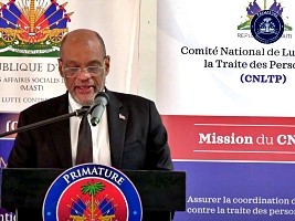 Haiti - Politic : Capacity building of the National Committee for the Fight against Human Trafficking (Video PM)