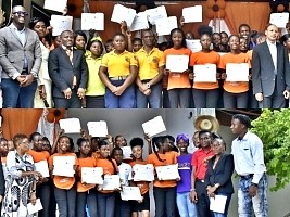 iciHaïti - Remise de diplômes : 40 jeunes de Cité Soleil ont appris un métier
