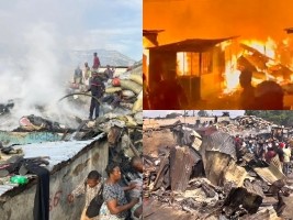 Haiti - FLASH : Major fire at the Shada market (Pétion-ville)