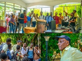 iciHaiti - Heritage: Students from the Faculty of Medicine visiting the BNE museum