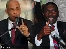 Haiti - Politic : Meeting Martelly - Lambert