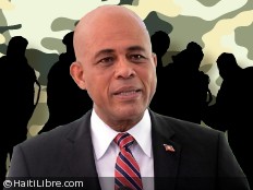 Haïti - Sécurité : Martelly, déterminé à aller de l’avant avec son projet d'armée