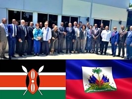 Haiti - FLASH : First meetings with the Kenyan delegation