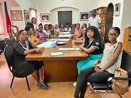 iciHaïti - Environnement : 20 jeunes filles architectes formées à la construction para cyclonique