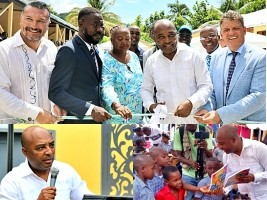 Haiti - Education : Inauguration of National School of Maingrette