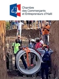 iciHaiti - Agriculture: La COCHE supports the construction work of the Irrigation Canal