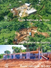 iciHaïti - Grand’Anse : Tournée de chantiers de 3 nouvelles infrastructures scolaires