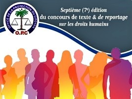 iciHaïti - Concours OPC : Lauréats du concours de textes et de reportages sur les droits humains (Liste)