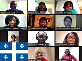 iciHaïti - Canada : L’Ambassadeur d’Haïti s’entretient avec des étudiants haïtiens boursiers du Québec