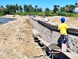 Haïti - Anse-à-Veau : Suivi des travaux de la rivière Froide