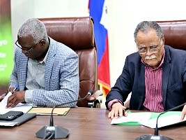 iciHaiti -Health : Signature of an agreement between the Ministry and «Zanmi Lasante»