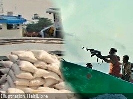 Haïti - Pirates : Un bateau transportant 1,500 sacs de riz détourné