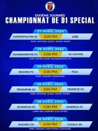 iciHaiti - Special D1 Championship : 10th and last day (Calendar)