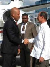 Haiti - Politic : Martelly in Cuba