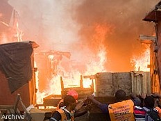 Haiti - FLASH : Fire at the Market of Croix-des-Bouquets