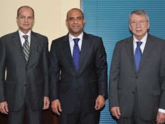 Haïti - Diplomatie : Visite des Ambassadeurs de l'Argentine et de l'UNASUR à la Chancellerie