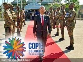 Haiti - COP 16 : President Leslie Voltaire on official trip to Colombia