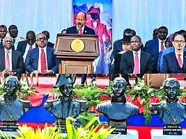 Haiti - 221st Anniversary of Independence : Official Ceremony (Videos)