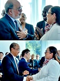 Haïti - Diplomatie : Cérémonie officielle de salutations à la nouvelle Chancelière haïtienne