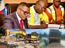 iciHaiti - Construction Sites : The Ministry of Public Works in Action