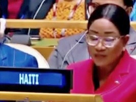 Haiti - Politic : The Minister for the Status of Women speaks at the United Nations (video)