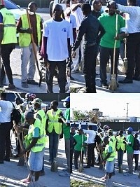 iciHaïti - Environnement : Activité de nettoyage dans le périmètre de l’Aéroport international Toussaint Louverture